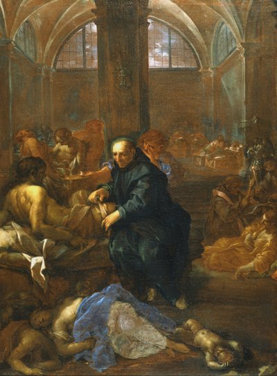 Saint John Healing the Lepers by Lazzaro Baldi